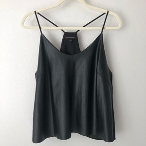 Banana Republic Leather Front Cami
